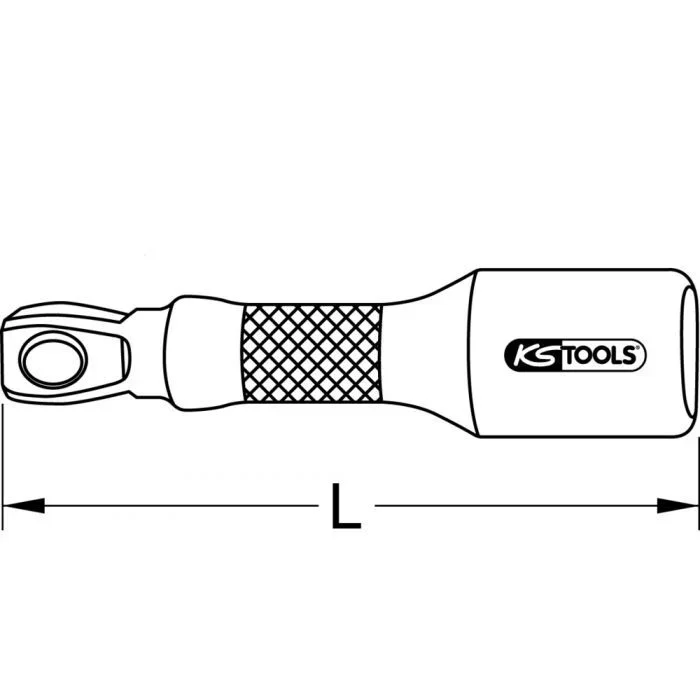Rallonge ULTIMATE articulée 1/2 », L.180 mm KSTOOLS – 9111318