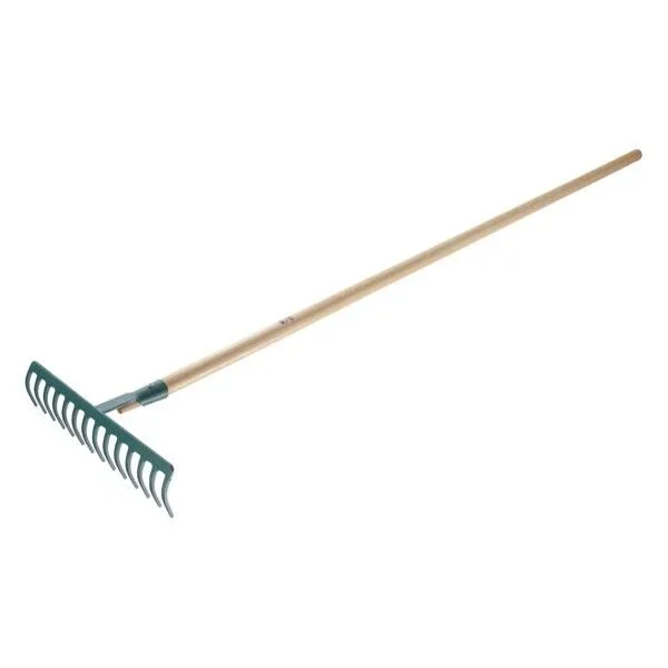 Râteau forgé 16 dents courbes sans manche LEBORGNE – 375160