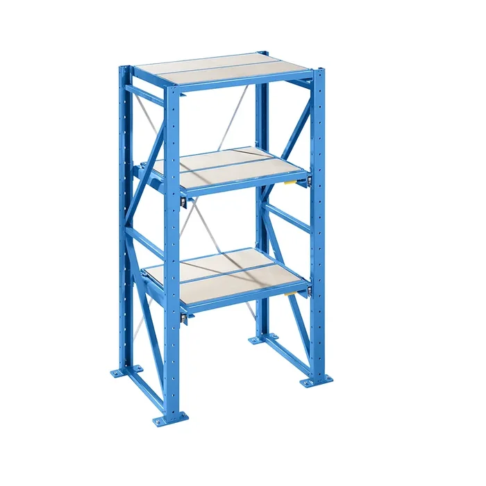 Rayonnage à tablettes coulissantes pour charges lourdes – LISTA