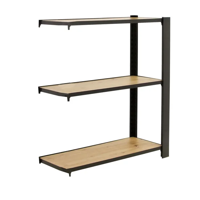 Rayonnage de bureau charge légère sans vis 1000x900x400 – 3 niveaux Anthracite – SIMON RACK – 8425437147203