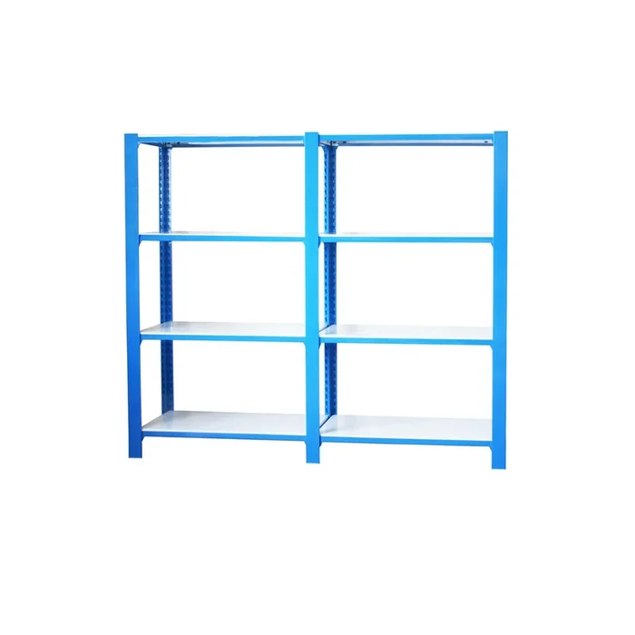 Rayonnage de bureau charge légère sans vis 1500x1800x400 – 4 niveaux Bleu/Blanc – SIMON RACK – 8435104998489