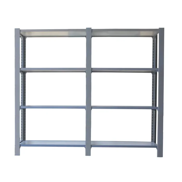 Rayonnage de bureau charge légère sans vis 1500x1800x400 – 4 niveaux Gris/Blanc – SIMON RACK – 8435104999264