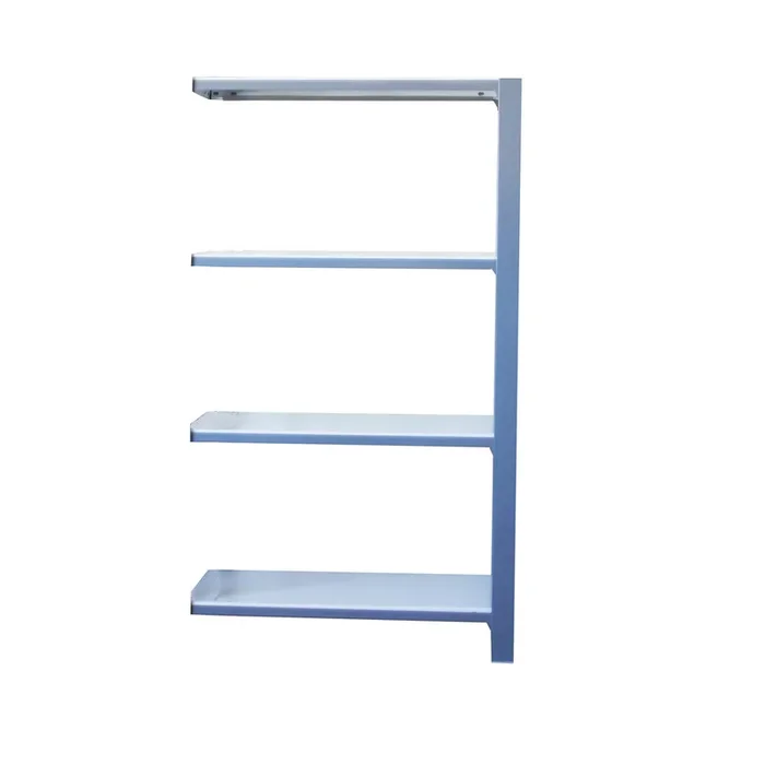 Rayonnage de bureau charge légère sans vis 1500x900x300 – 4 niveaux Gris/Blanc – SIMON RACK – 8435104994658