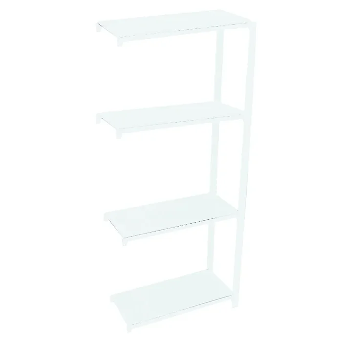 Rayonnage de bureau charge légère sans vis 1500x900x400 – 4 niveaux Gris – SIMON RACK – 8435104916674
