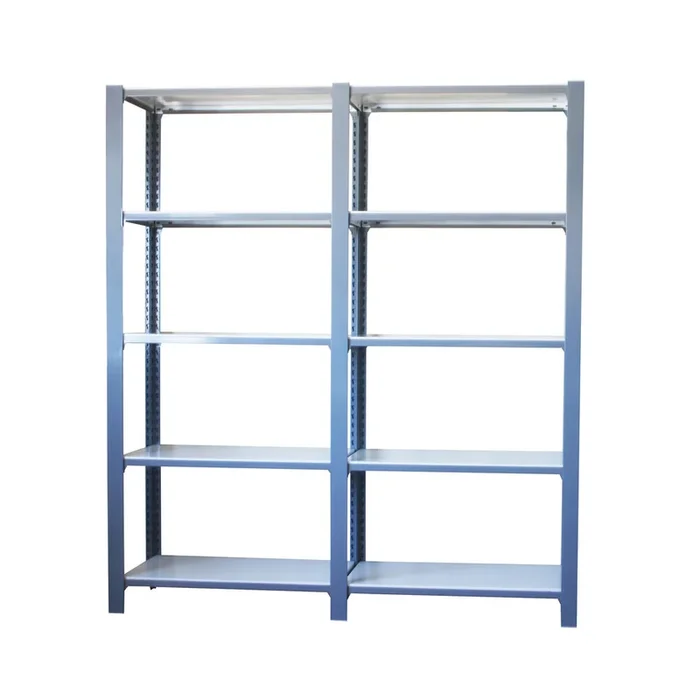 Rayonnage de bureau charge légère sans vis 2100x1800x400 – 5 niveaux Blanc – SIMON RACK – 8435104998595