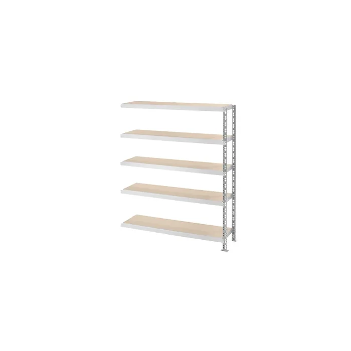 Rayonnage emboîtable extra-large avec tablettes en aggloméré