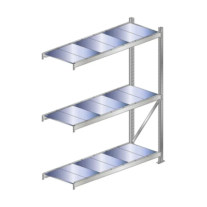 Rayonnage extra-large, charge max. par tablette 500 kg – SCHULTE