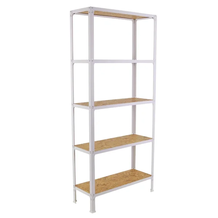 Rayonnage intérieur 1800x1000x300 – 5 niveaux Blanc – SIMON RACK – 8425437128981