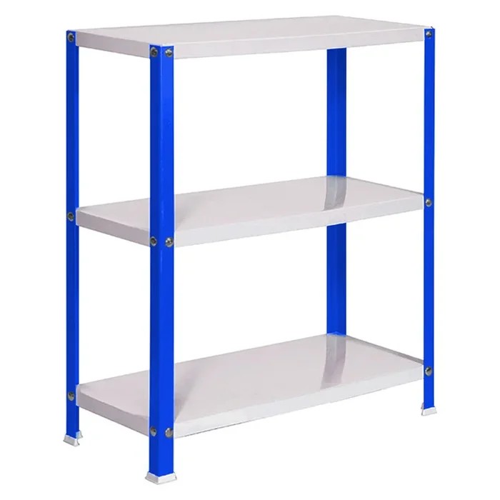 Rayonnage intérieur 900x1000x300 – 3 niveaux Bleu/Blanc – SIMON RACK – 8425437062056