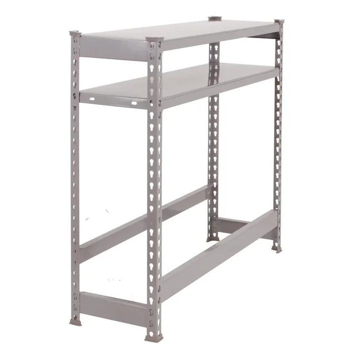 Rayonnage léger tri de bouteille sans vis 1000x1000x300 – 3 niveaux Gris – SIMON RACK – 8425437087769