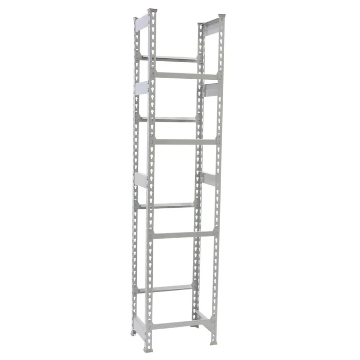 Rayonnage léger tri de bouteille sans vis 2000x400x300 – 4 niveaux Gris – SIMON RACK – 8425437087837