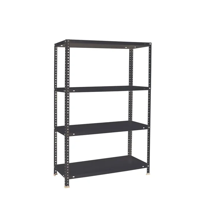 Rayonnage métallique léger à vis 1500x900x300 – 4 niveaux Anthracite – SIMON RACK – 8425437130427