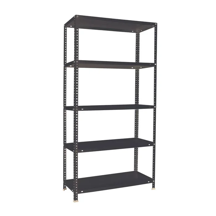 Rayonnage métallique léger à vis 1800x900x500 – 5 niveaux Anthracite – SIMON RACK – 8425437096402