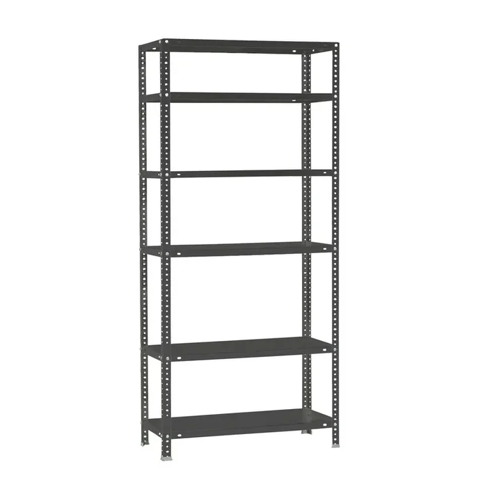 Rayonnage métallique léger à vis 2000x900x400 – 6 niveaux Anthracite – SIMON RACK – 8425437096624