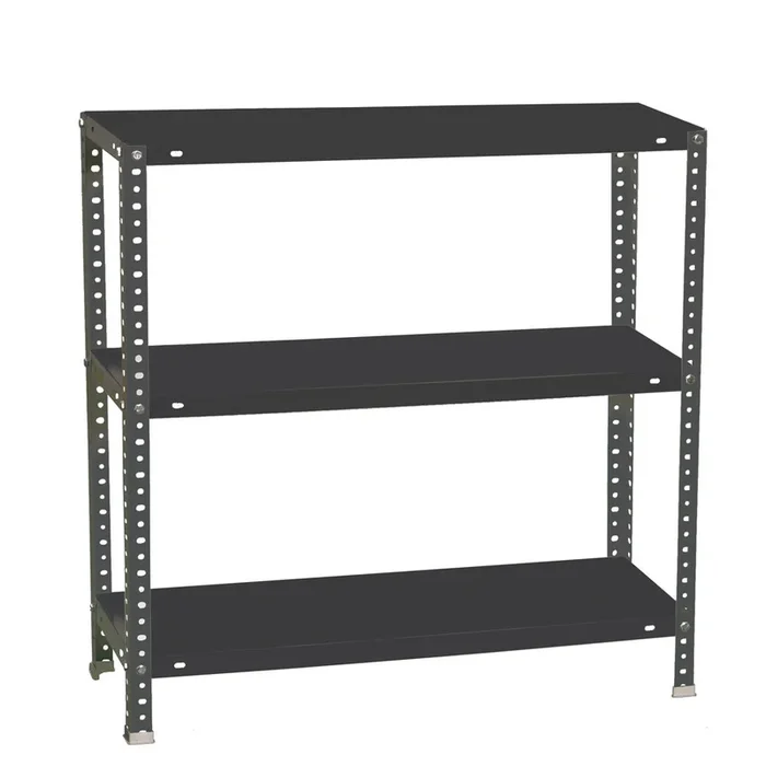Rayonnage métallique léger à vis 900x1100x500 – 3 niveaux Anthracite – SIMON RACK – 8425437096266