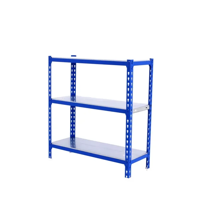 Rayonnage métallique léger sans vis 1000x1000x500 – 3 niveaux Bleu – SIMON RACK – 8425437085390