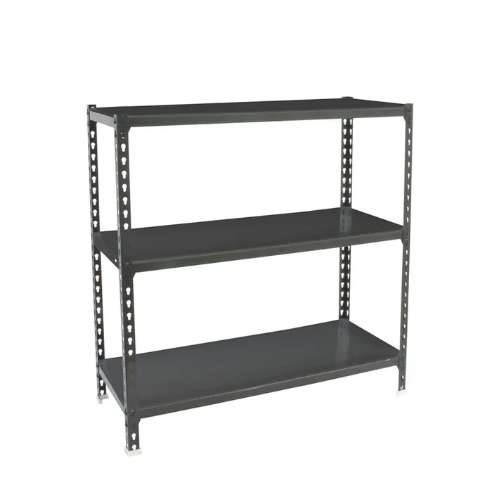 Rayonnage métallique léger sans vis 1000x800x300 – 3 niveaux Anthracite – SIMON RACK – 8425437096815