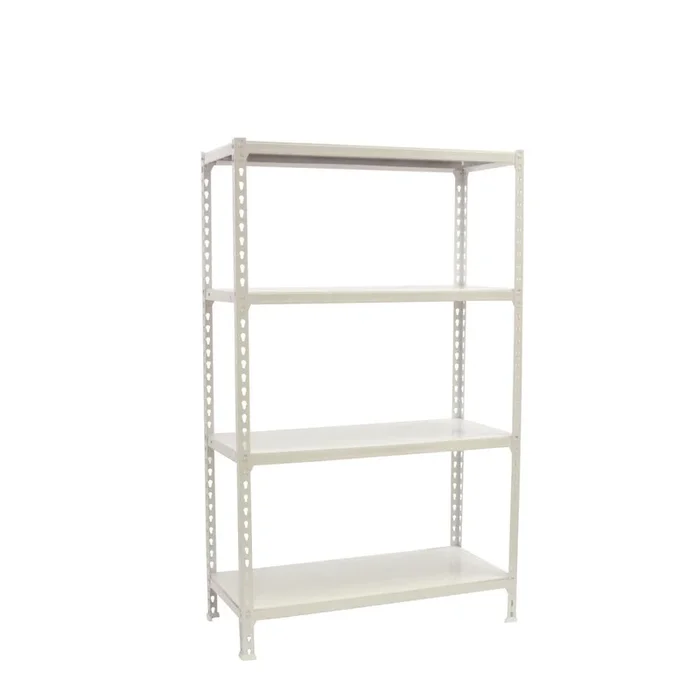 Rayonnage métallique léger sans vis 1500x1000x400 – 4 niveaux Blanc – SIMON RACK – 8435104974377