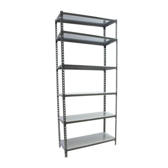 Rayonnage métallique léger sans vis 2500x1100x400 – 6 niveaux Anthracite – SIMON RACK – 8425437098413