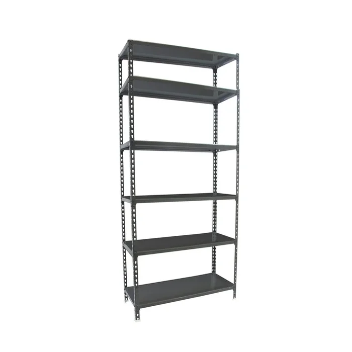 Rayonnage métallique léger sans vis 2500x1200x500 – 6 niveaux Anthracite – SIMON RACK – 8425437098888