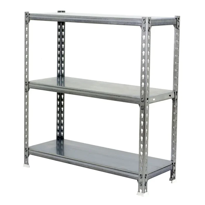 Rayonnage métallique léger sans vis 900x1000x300 – 3 niveaux Galvanisé – SIMON RACK – 8435104953334