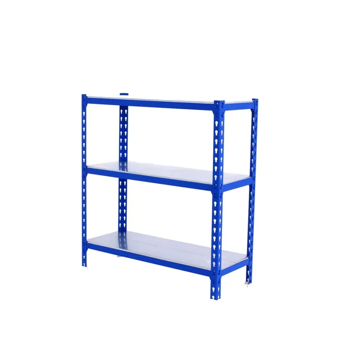 Rayonnage métallique léger sans vis 900x1100x400 – 3 niveaux Bleu – SIMON RACK – 8435104953525