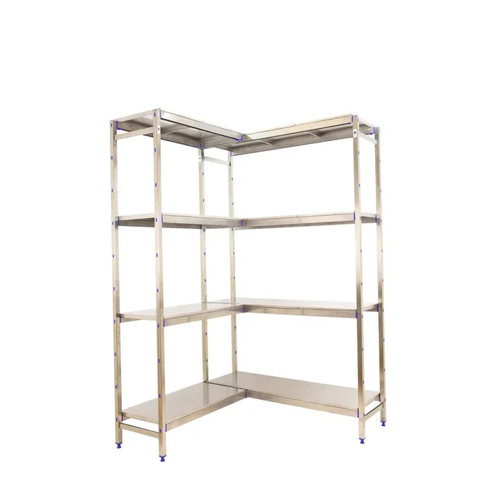 Rayonnage mobile bois-métal léger sans vis 2000x1360x500 – 4 niveaux – SIMON RACK – 8425437075964