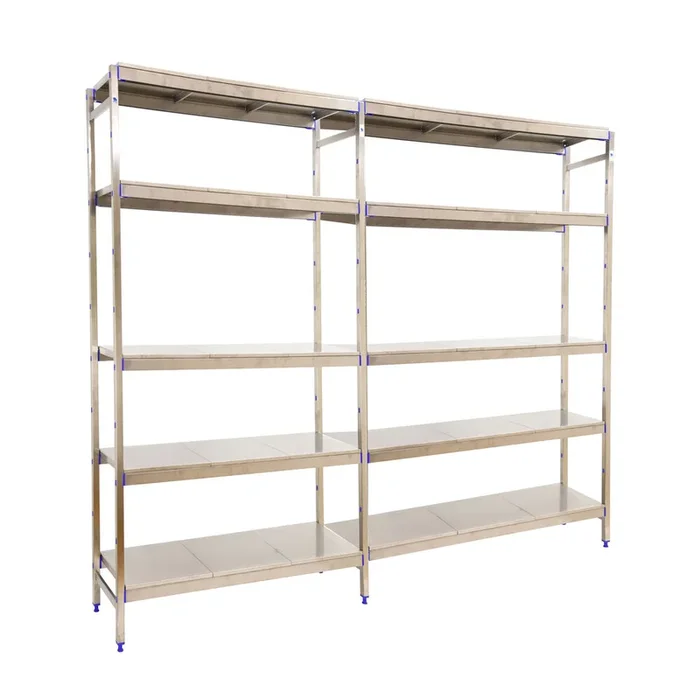 Rayonnage mobile bois-métal léger sans vis 2000x3290x400 – 5 niveaux – SIMON RACK – 8425437073953