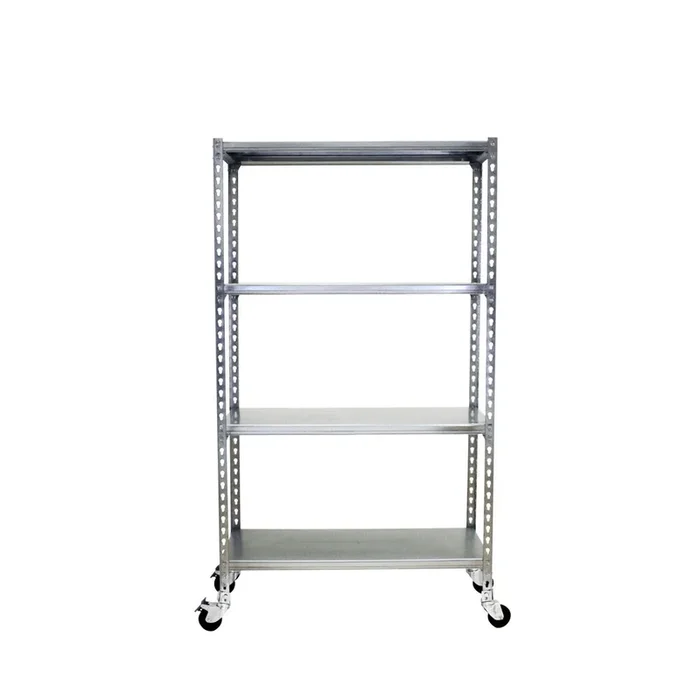 Rayonnage mobile métallique léger sans vis 1575x900x400 – 4 niveaux Galvanisé – SIMON RACK – 8435104963074