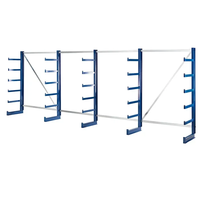 Rayonnage pour charges longues à bras supports de longueur identique – eurokraft pro