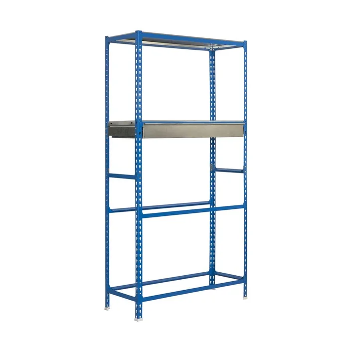 Rayonnage pour garage auto – 2000x1000x400 – 4 niveaux Bleu – SIMON RACK – 8435104944288