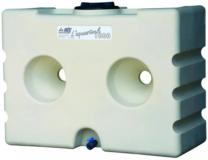 Récupérateur d’eau Aquastock 1000 litres – beige