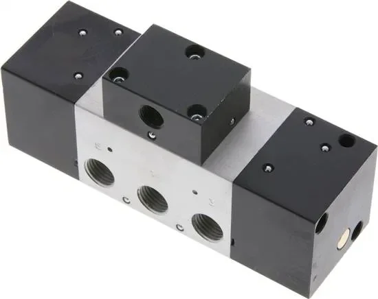 réducteur d’impulsions 5/2 voies, G 1/4″ (pilote G 1/8″)