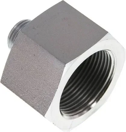 Réduction hydraulique G 1/2″(M)-G 1-1/4″(F), acier galvanisé, joint élastomère