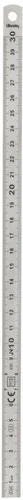 Reglet inox 2 faces 30 cm