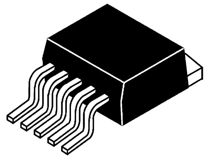 Régulateur de commutation CMS Texas Instruments, 1A, 5,25 V, 40 V sortie Ajustable