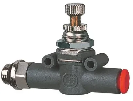 Régulateur de débit lineonline / M 5 débit des deux côtés / pour tuyau 4mm 106734