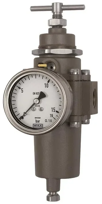 Régulateur de filtre en fonte d’acier inoxydable, 1.4401, BG 4, G 1 1/2, 1,7 – 17,5 bar, 11330 l/min 580FRC4-112-17