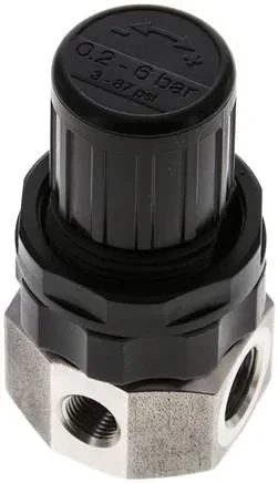 Régulateur de pression en acier inoxydable G 1/4″, 0,5 – 6bar (non réversible)