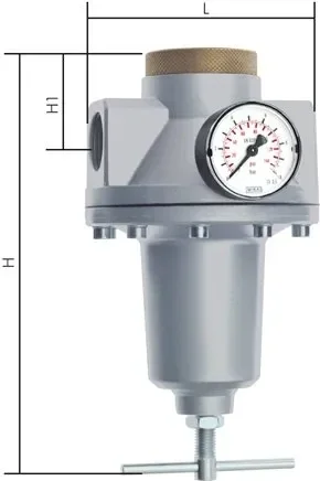 Régulateur de pression G 1-1/4″, 0,5 – 10 bar, série standard 7