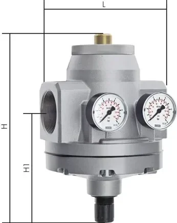 Régulateur de pression piloté, verrouillable G 2&Prime;, 0,5 – 10 bar, standard 8