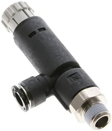 Régulateur de pression R 1/8″-6mm, sans manomètre, standard IQS