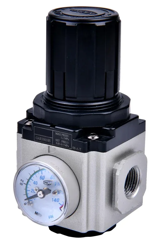 Régulateur de pression série -G- / G 1/2 avec manomètre / 0,5-9 bar / 4000 l/min / max. 10 bar 178453