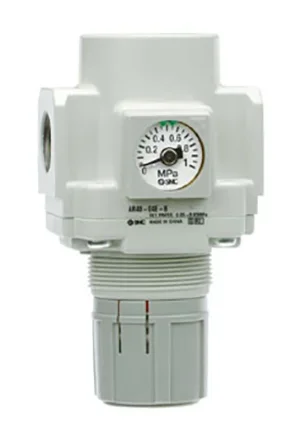 Régulateur de pression SMC, G 1/8, 0.05MPa → 0.85MPa