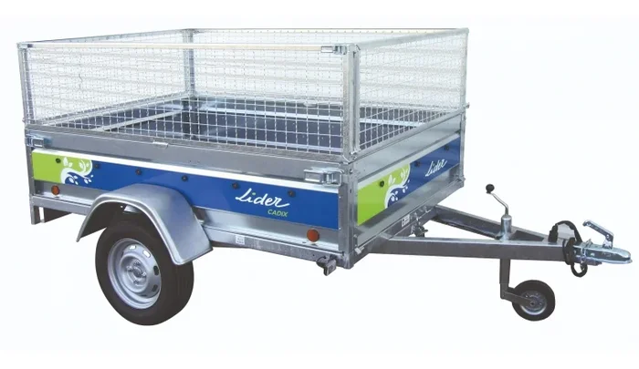 Rehausse grillagée 60 cm pour remorque benne 2m50 – Lider