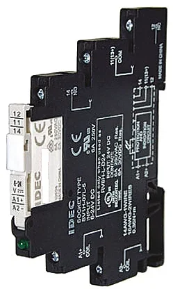 Relais d’interface Idec RV8H, 110V c.a. / V c.c., 1 RT, montage Rail DIN