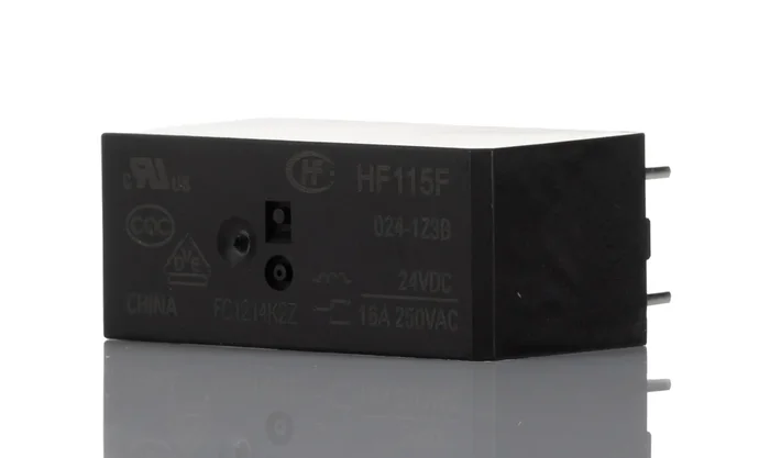 Relais de puissance RS PRO, 1 RT, bobine 24V c.c. Montage sur CI 400mW