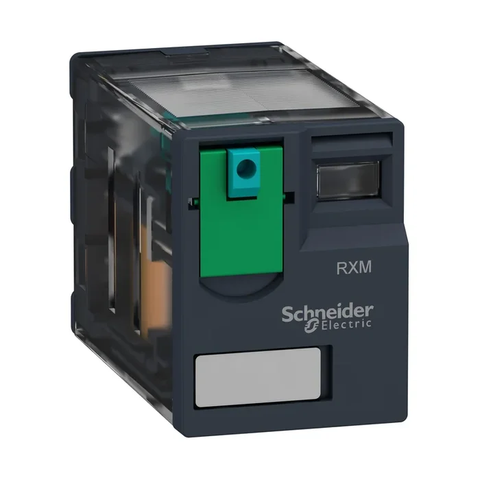 Relais de puissance Schneider Electric Harmony Relay RXM, 2 RT, bobine 12V c.c. Enfichable 900mW