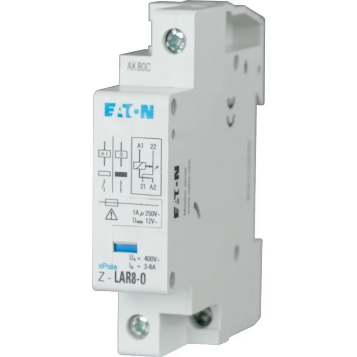 Relais Eaton, 1 RT, bobine 250V Rail DIN