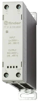 Relais statique Finder 77, 30 A, Rail DIN, 230 V c.a., 480 V c.a.